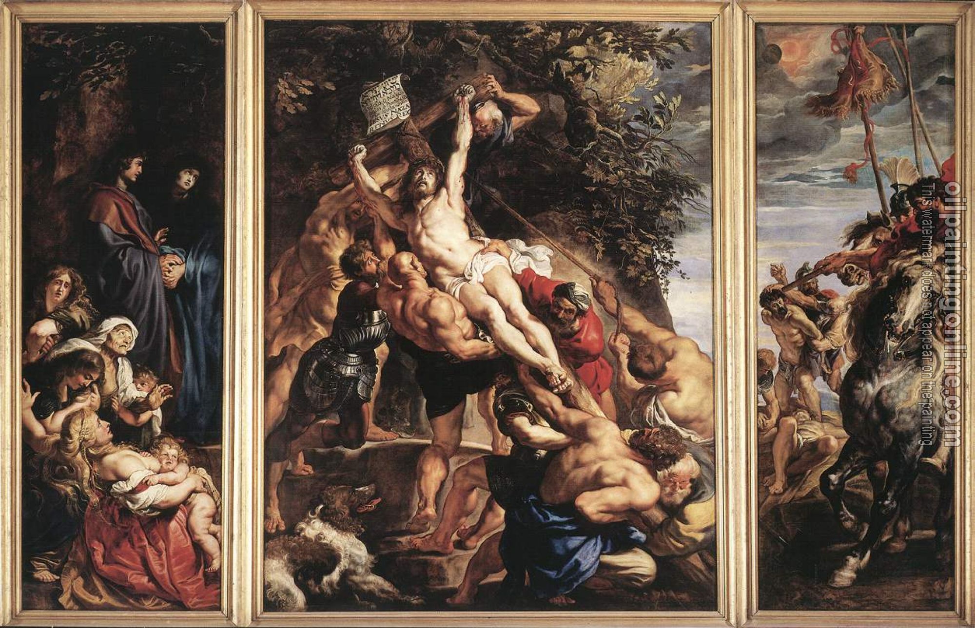 Rubens, Peter Paul - Raising of the Cross